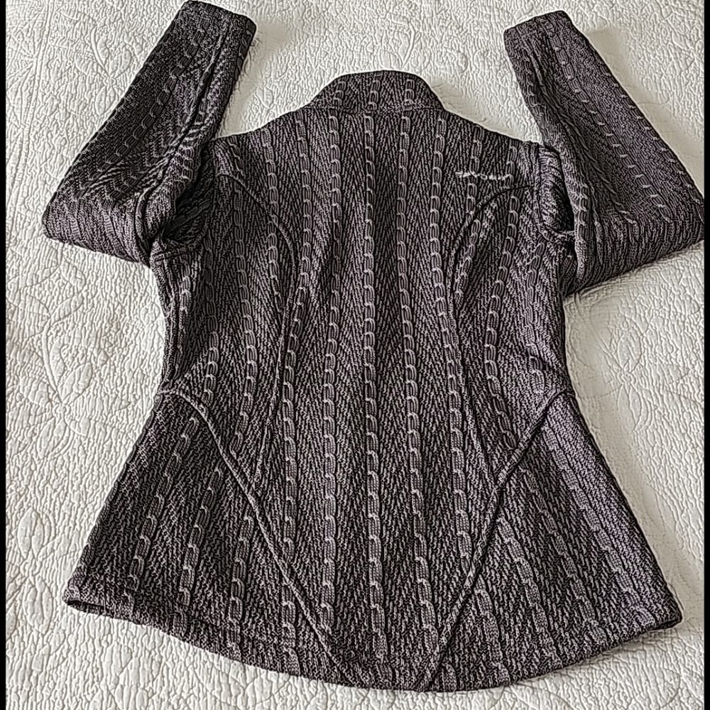 Spyder Full Zipped Turtleneck Cable Knit Sweater - Picture 12 of 15